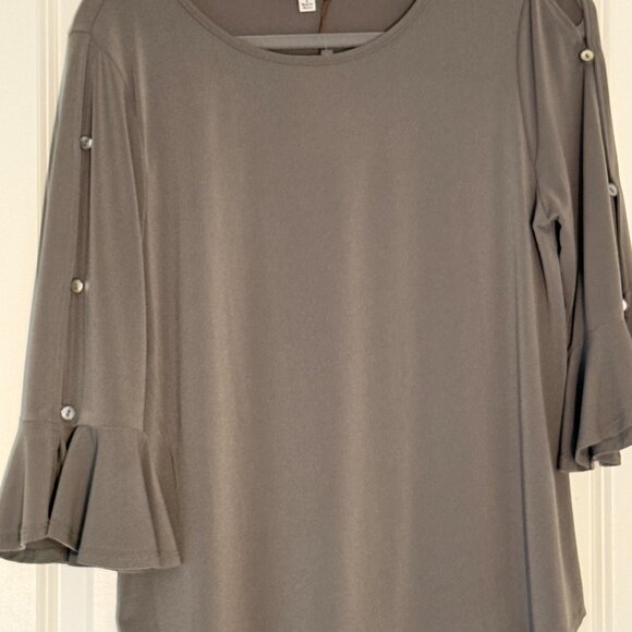 Women's Blouse, NWT, Green Envelope Brand, Olive Green, Large - Picture 1 of 4